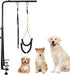 Dog Grooming Table Arm, 35" Height Adjustable with Double Clamp for Small and Medium Dogs, Grooming Loop Noose