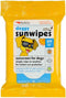 Petkin Dog Sunscreen Sunwipes - Sunscreen for Dogs, SPF 15 - Simply