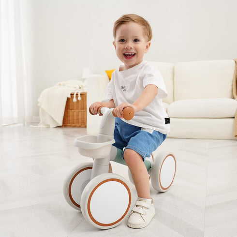 KidRoller 1 12-36 Kid's Balance Bikes for Year Old Boys and Girls, Months Toddler Ride-on with Adjustable Seat and a