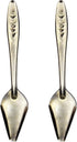4.7" Bird Parrot Stainless Steel Feeding Spoon - Special Feeding Scoop for Peony Cockatiel Parrot (2 PCS)
