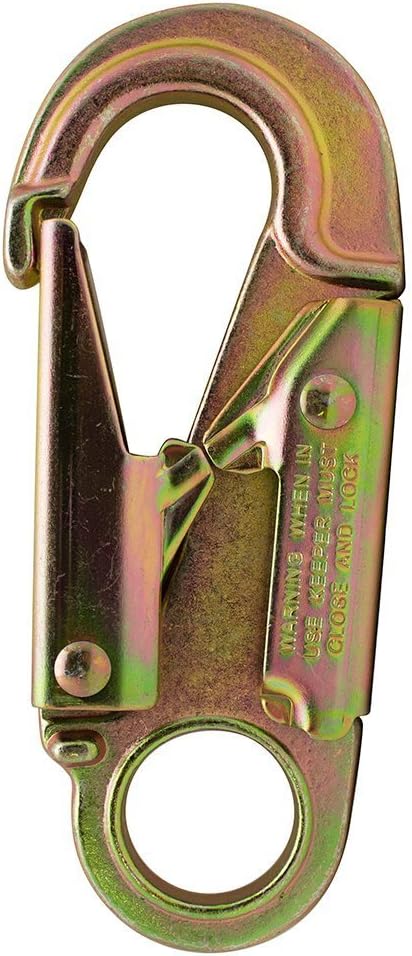 Madaco Heavy Duty Roof Construction Fall Protection Pack - 6FT Snap Rebar Hook Lanyard, ANSI OSHA L-613-06