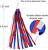 Patriotic Bike Streamers - Red White Blue Tassels for 4th of July Bicycle Decorations