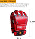 ZooBoo MMA Gloves, Half-Finger Boxing Fight Gloves with Adjustable Wrist Band, UFC Gloves for Training