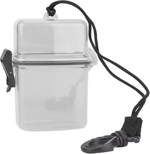 Plastic Transparent Kayak Sealing Box with Climbing Hook for Surfing Canoe Accessory