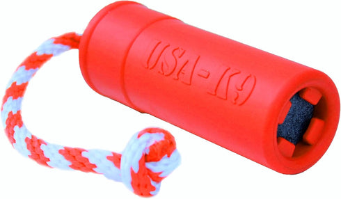 SodaPup USA-K9 Firecracker – Durable Dog Tug Toy & Floating Training Dummy Made in USA from Non-Toxic Natural Rubber