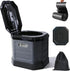 Tfulad Camping Toilet for Adults - Portable Folding Toilet with Lid,Travel Portable Potty