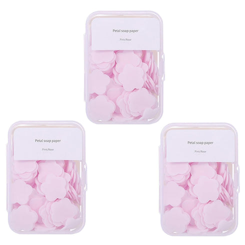 Iensen 300pcs Portable Hand Washing Soap Sheets, Scented Mini Soap Sheets, Disposable Soluble