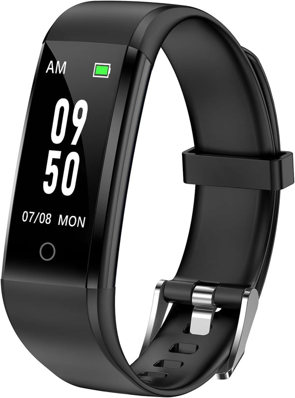 GRV No Bluetooth Pedometer Watch, Fitness Tracker with Step Counter, Calories/Sleep Tracker for Walking, Waterproof,