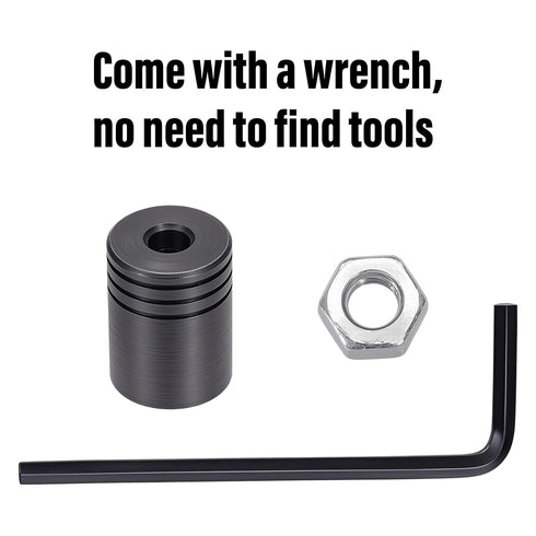 NEATABY 7 Quick Detach Swivels Mount Base Adapter Kit, Black Metal Stud Wrench, Pcs