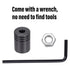 NEATABY 7 Quick Detach Swivels Mount Base Adapter Kit, Black Metal Stud Wrench, Pcs