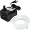 DOMICA Mini Submersible Water Pump (80GPH 4W) with 2.2FT Tube for Aquariums, Fountains