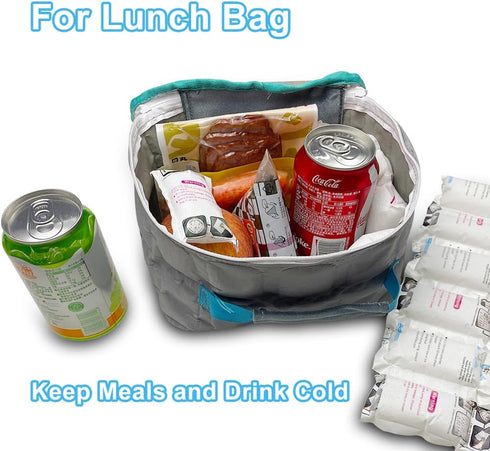 Packs Pack Packs Frozen 24 24 RAINBOW Dry Ice for Shipping Long Lasting, Reusable Cold Ice Sheets for Lunch Box