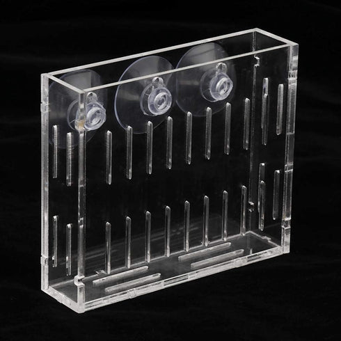 Acrylic Plant Cup - Aquatic Grass Holder for Aquarium Fish Tank Plants Pot