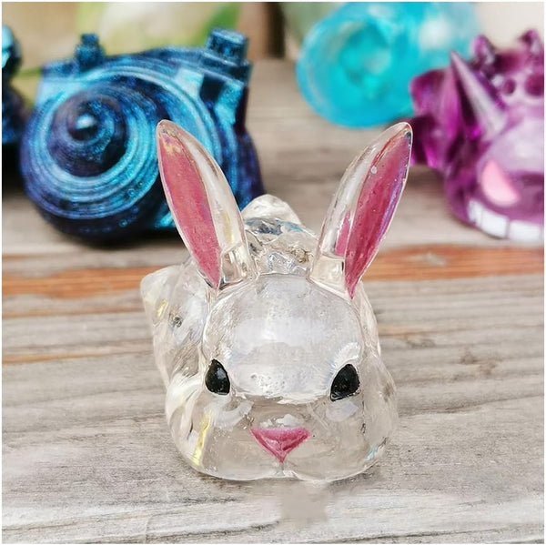 Opaeroo Rabbit Designs Hermit Crab Shells for Home Decorations Hermit Crab Supplies and