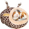 LEFTSTARER Guinea Pig Rat Bed and Hideout, Small Pet Animals Supplies Toy Cage Accessories Nest
