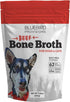 High Protein Bone Broth for Dogs - Dehydrated Beef Cat Food Toppers, Dog Safe Bone Broth, 7.1oz Pack