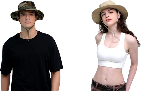 Sun Hats for Men and Women, Bucket Hat UPF 50+ for Hiking Beach Fishing Summer