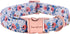 Unique Style Paws Dog Collar Bow Tie, Adjustable Collars for Dogs and Cats, Small Medium Large