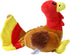Midlee Large Thanksgiving Turkey Dog Toy - Stuffed Squeaky Pet Toy