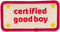 Certified Good Boy Girl Dog Harness Patches: Funny Cute Dogs Patch for Removable Vest Collar Tactical Working