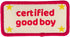 Certified Good Boy Girl Dog Harness Patches: Funny Cute Dogs Patch for Removable Vest Collar Tactical Working