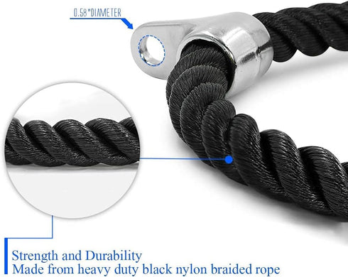 Luwint Fitness Pulley Cable Attachments, Loading Pin, Tricep Rope, Straight Bar, Pulley Wheel