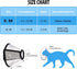 Depets Adjustable Recovery Pet Cone E-Collar for Cats, Kittens, and Rabbits, Neck Girth 6.1 in