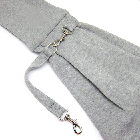 Pet Sling Carrier Bag Travel Tote for Cats and Dogs, Up to 16 lbs (Gray)
