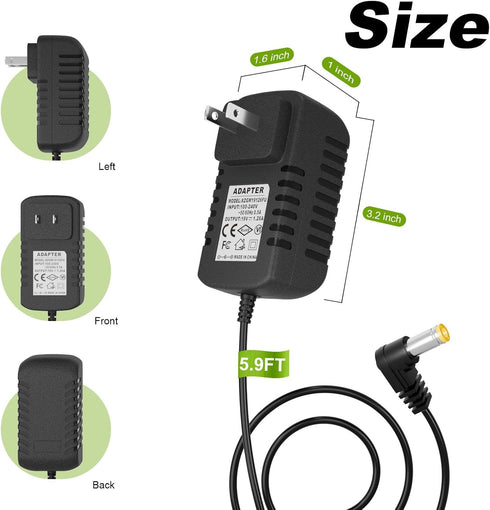 19V Power Supply Adapter for Pet Containment Fence Transmitter, Compatible with PetSafe Models