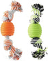 Vibrant Life Double Dental Buddy Dog Toy for Healthy Gums - Chew and Fetch Toy for Small and Extra Small Dogs (Chew