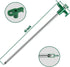 Tent Stakes, 10PCS Heavy Duty Tent Stakes Pegs, Outdoor Camping Windproof Professional Ground Stakes, Metal Tent Pegs for All Kinds of Ground, Specially Designed for Tent Canopies by Tiomues