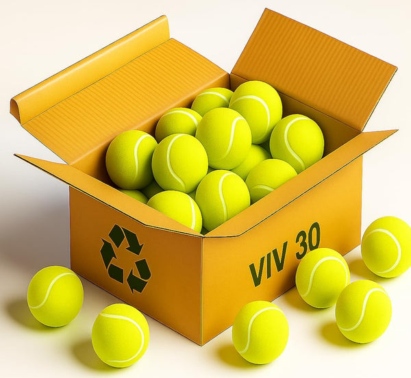 VIV Advanced Tennis Balls Bulk, 30/50/100+ Pack Practice Balls Pressure Bouncing 53in