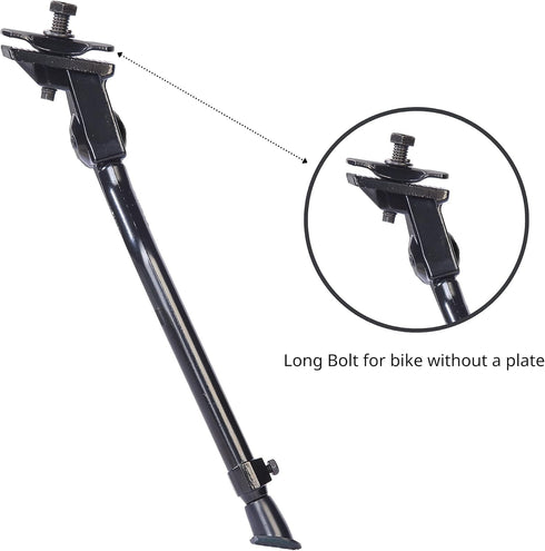 N+1 Adjustable Aluminum Alloy Center Mount Bike Kickstand for 20"-28" Bikes