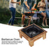 Jerliflyer Alcohol Wood Stove, Japanese Portable Stove for Outdoor Picnic, Soup Pot, Roasting Pan, Kettle