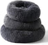 Fluffy Calming Donut Dog Bed & Cat Bed, Round Warm Nest for Pets Up to 3Kg