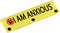Anxiety Medical Awareness Dog Leash Sleeve - I am Anxious Dog Leash Wrap Sleeve for Pet Birthday Gift (I AM Anxious-YE