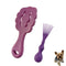 Cloud-Shaped Soft Bristle Puppy Brush for Small Dogs - Yorkie, Shih Tzu,