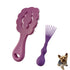 Cloud-Shaped Soft Bristle Puppy Brush for Small Dogs - Yorkie, Shih Tzu,