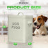 Plexon 1.5 7 lbs, Metal Dog Food Storage Container with Scoop - Small Dog Food Container Holder Treat Jar Bin with Lid