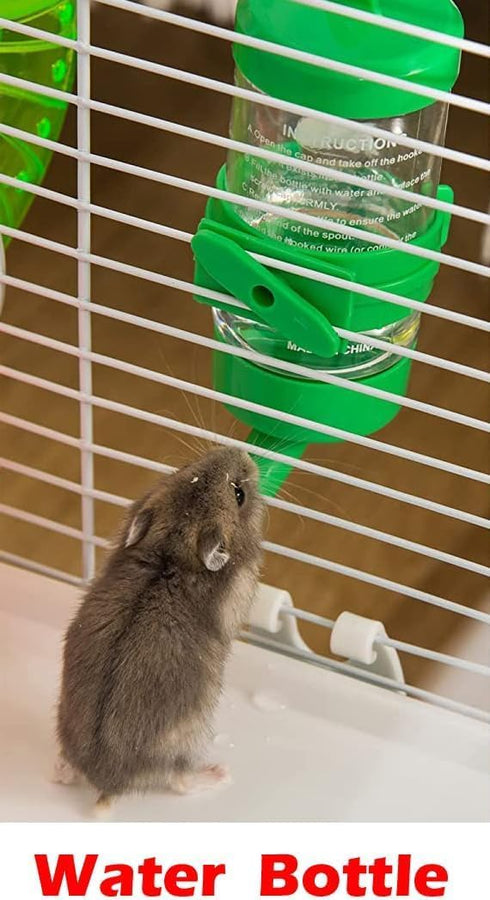 5-Floor Large Twin Towner Play Tube Habitat Syrian Hamster Rodent Gerbil Mouse Mice Rat Wire Animal Critter Cage
