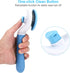 Depets Self Cleaning Slicker Brush, Dog Cat Bunny Pet Grooming Shedding Brush for Long or Short Hair