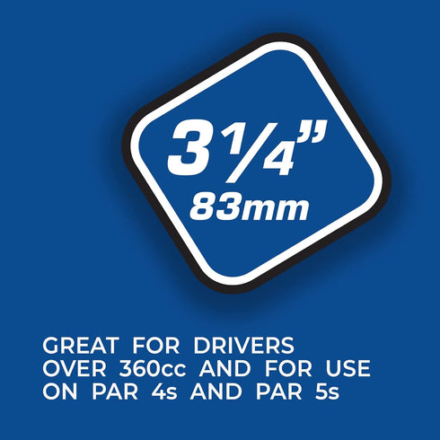 Pride Professional Tee System Two Piece Step Tee, 50 Count, 3-1/4 inch, Blue