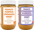 (Set 2, 17oz BUDDY BUDDER Bark Bistro Company, Superberry Snoot + Pumpkin Pup, Natural Dog Peanut Butter, Dog Treat