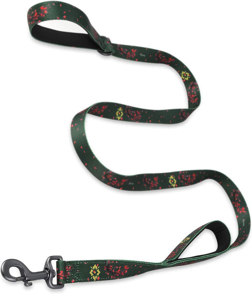 Hyhug Pets Double Padded Handles Leash - 18 inches and 6 Feet Leashes for Medium to Large Dogs