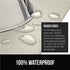 Gorilla Grip 100% Waterproof Raised Edge Silicone Pet Feeding Mat - Dog Cat Food Mats to Contain Spills, 18.5x11.5 Cream