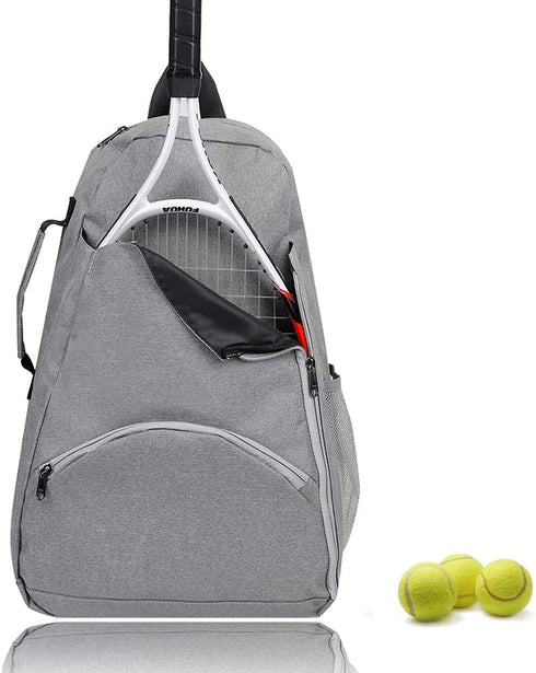 Tennis Bag Backpack, Multifunctional Sports Bag for Women and Men to Hold 1 or 2 Tennis Rackets/Racquets