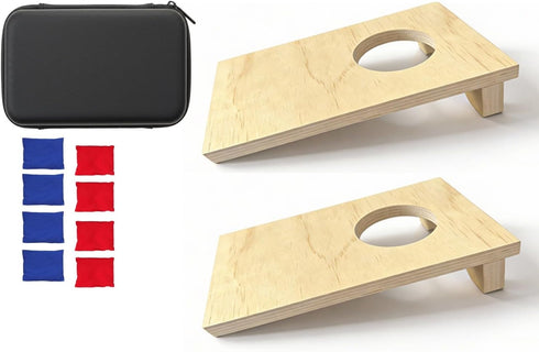 Toibena Cornhole Board Set&Toy Corn Hole Game Set for Adults/Kids