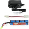 Tenergy RC Battery Charger and 9.6V NiMH 1600mAh Rechargeable Butterfly Battery Pack with