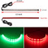 IP67 Botepon Navigation Lights - LED Bow Lights, Green & Red, Night Fishing, Deck, Waterproof for Pontoon, Dinghy