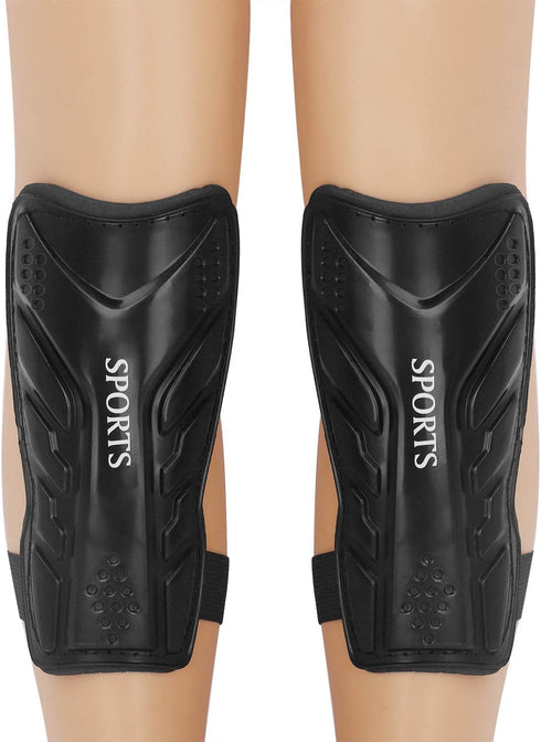 Kids Adjustable Soccer Shin Guards, Collision Avoidance Equipment, Lightweight Calf Protective Gear for 3-8 yrs